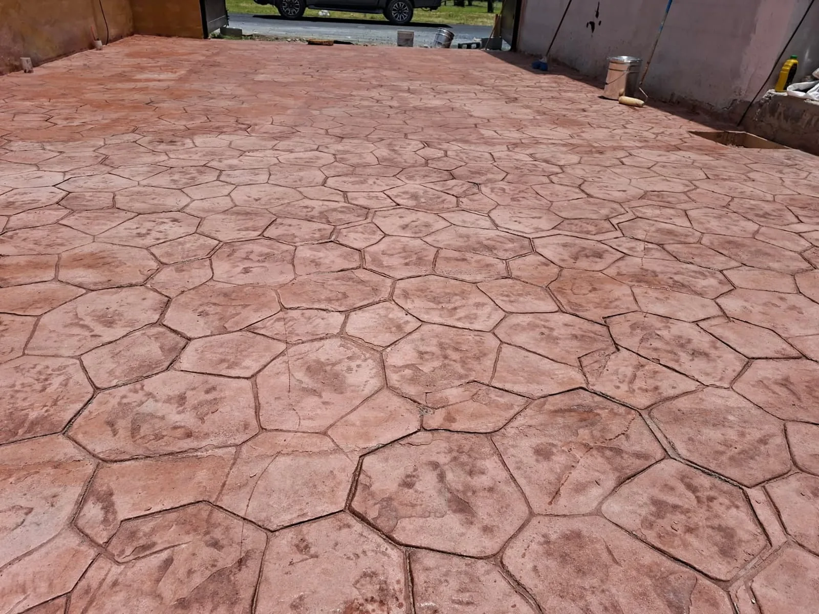 Concreto estampado