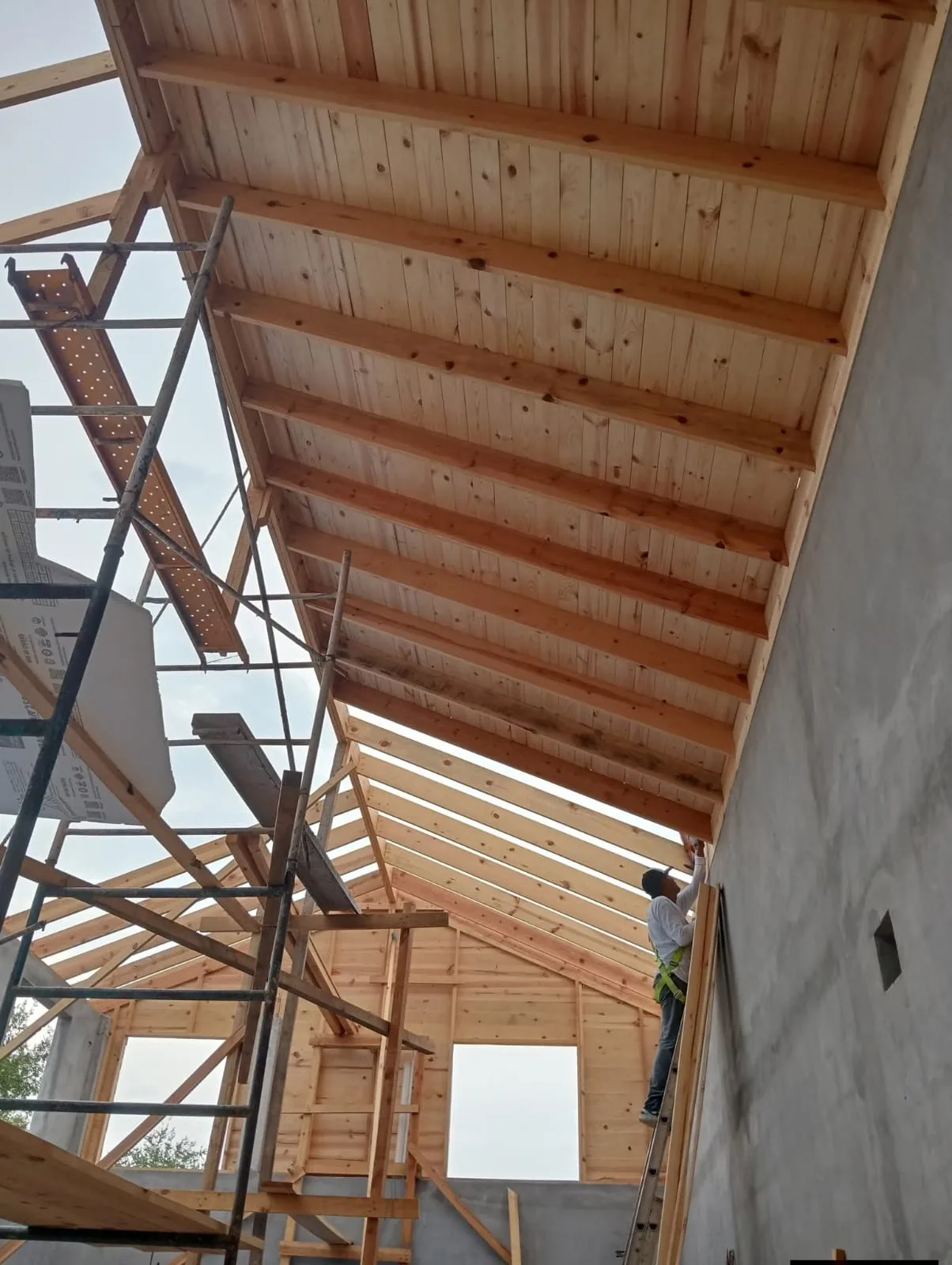 Estructura madera techumbre