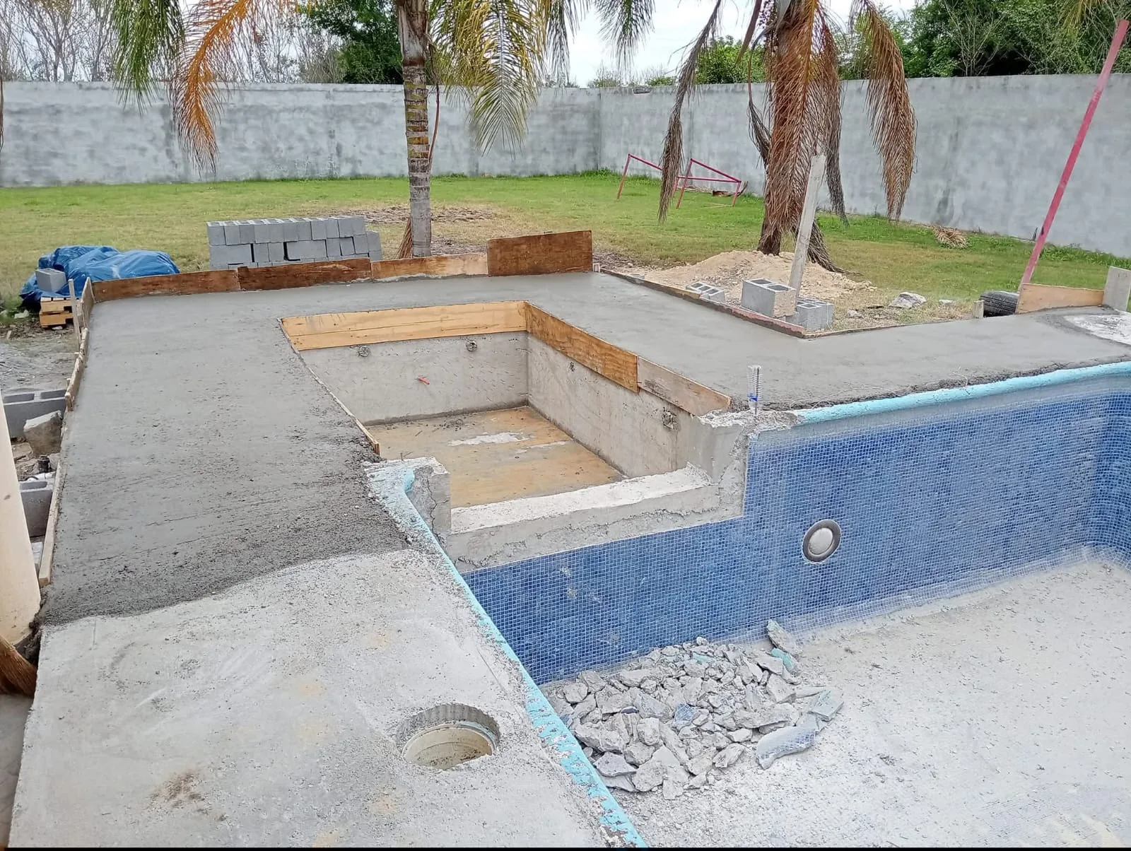 Alberca ampliacion proceso