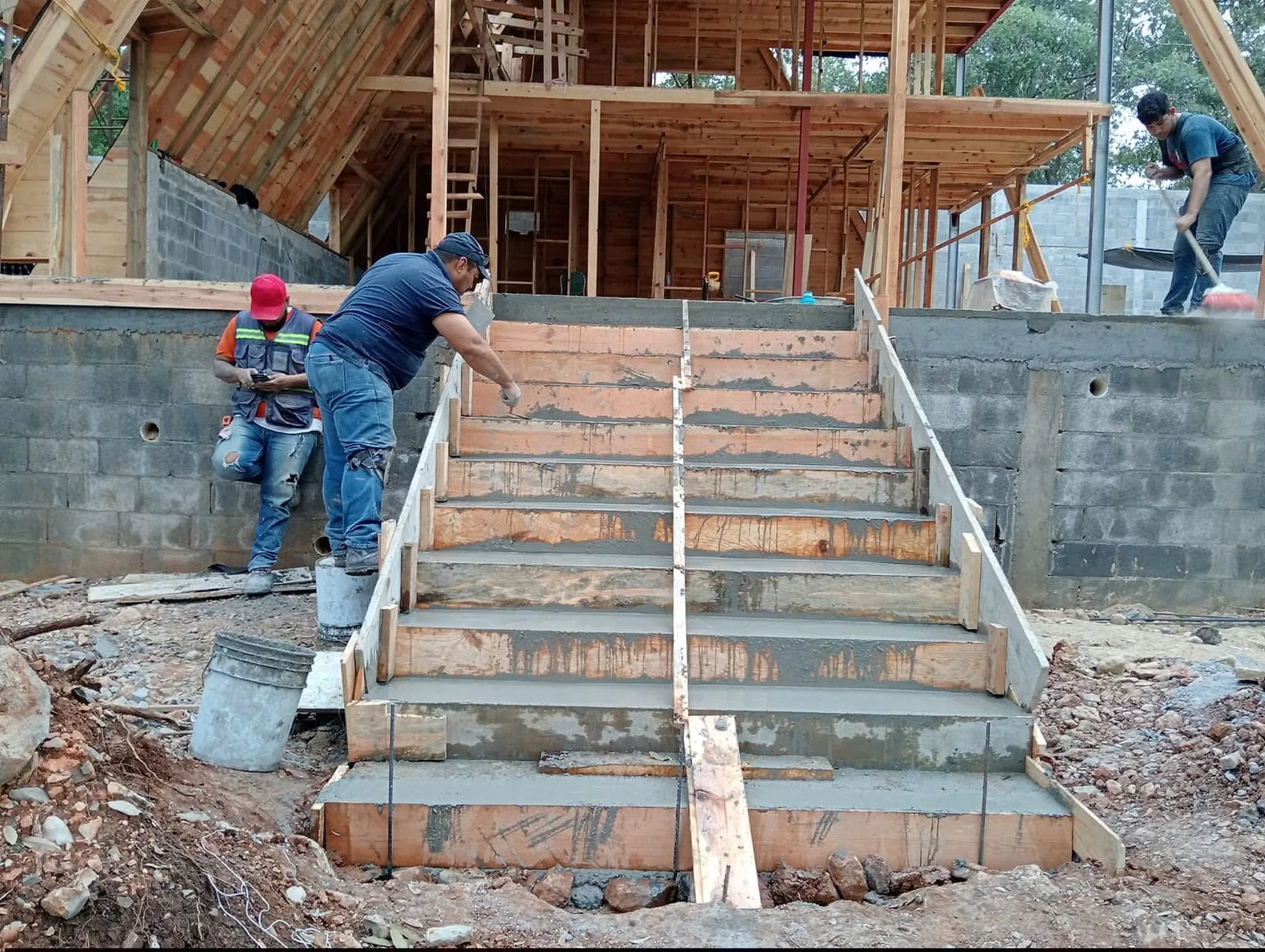 Escalera obra