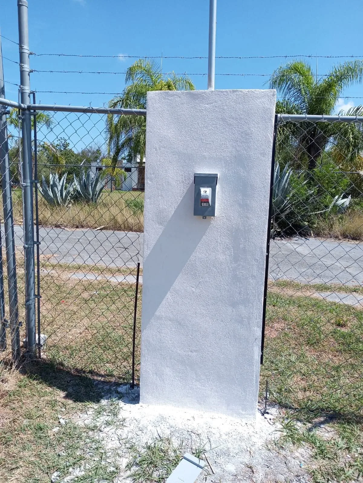 Columna control exterior